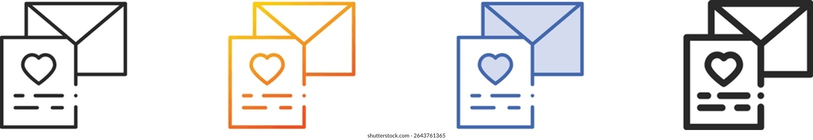 thank you icon.Thin Linear, Gradient, Blue Stroke and bold Style Design Isolated On White Background