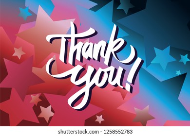 Thank you illustration vector