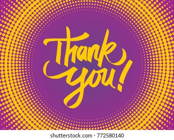 Thank you illustration vector