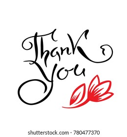 Thank You  Ink Pen Lettering 