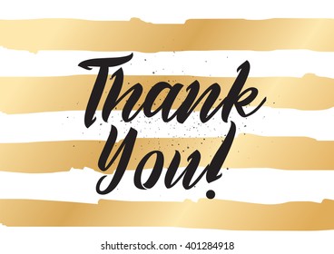 Thank you inscription. Greeting card with calligraphy. Hand drawn lettering design. Photo overlay. Typography for banner, poster or apparel design. Vector typography.