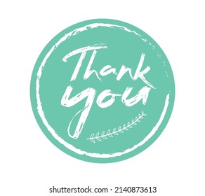 Thank You Label eps vector design.