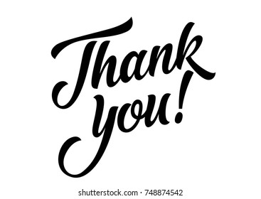 Thank You Lettering