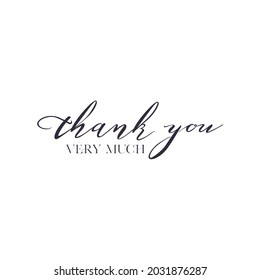 Thank You Lettering Design Vector Download Stock Vector (Royalty Free ...