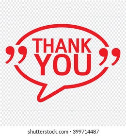 THANK YOU Lettering Illustration design