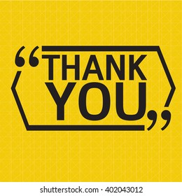 THANK YOU Lettering Illustration design