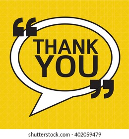 THANK YOU Lettering Illustration design