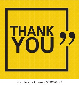 THANK YOU Lettering Illustration design