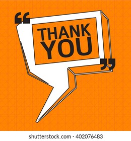 Thank You Lettering Illustration Design Stock Vector (royalty Free 