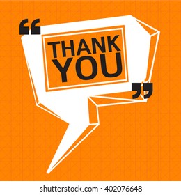 Thank You Lettering Illustration Design Stock Vector (Royalty Free ...