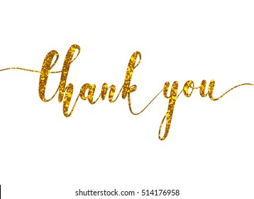 Gold Thank You Images, Stock Photos & Vectors | Shutterstock