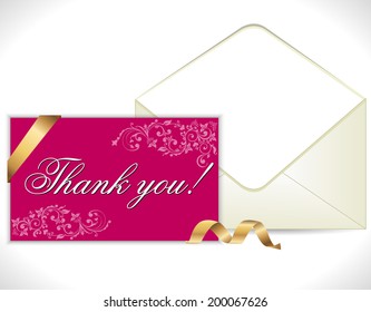 Thank you lettering - vector eps10