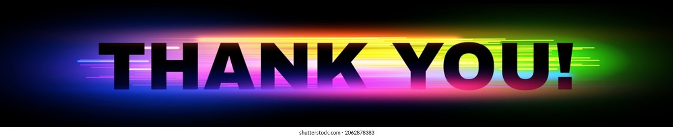 Thank you! Liquid color neon sign with light effect.