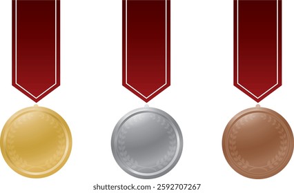 "Thank you for looking! Here is an illustration of medals."
