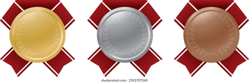 "Thank you for looking! Here is an illustration of medals."
