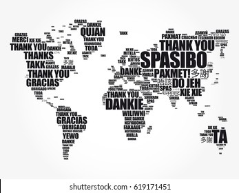 262 World map thank you Images, Stock Photos & Vectors | Shutterstock
