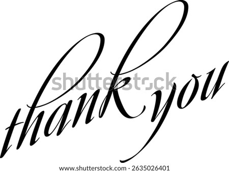 THANK YOU - Thank You message for card, presentation, business. Expressing gratitude, acknowledgment and appreciation