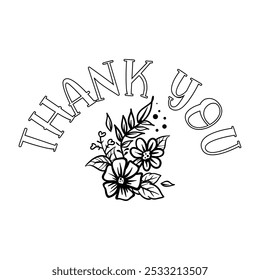 Thank you message quote design 