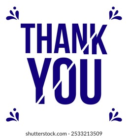 Thank you message quote design 