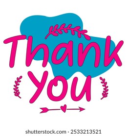 Thank you message quote design 