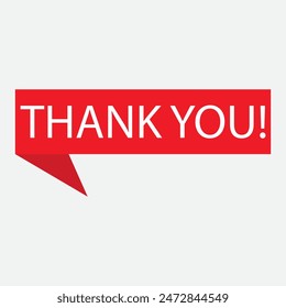 Thank you message, surprise card, presentation, text, note, lettering, sing, banner, poster and handwritten typography business marketing and promotion vector illustration. 