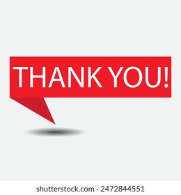 Thank you message, surprise card, presentation, text, note, lettering, sing, banner, poster and handwritten typography business marketing and promotion vector illustration. 