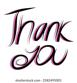 A thank you message with a touch of elegance, perfect for expressing your gratitude