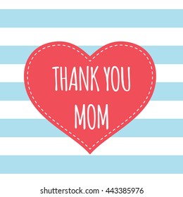 Thank you Mom card