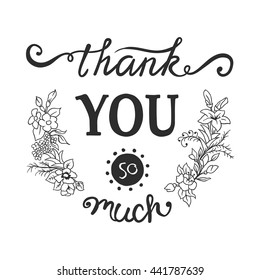 744 Thank you so much Images, Stock Photos & Vectors | Shutterstock