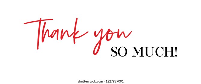 Thank you so much! vector quote