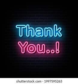 1,465 Thank You Neon Images, Stock Photos & Vectors | Shutterstock