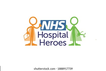 Thank You NHS, Covid 19 Illustration Vector Poster 