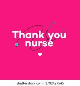 Thank You Nurse Concept Illustration Medical Stock Vector (Royalty Free ...