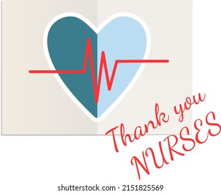 Thank You Nurses Holiday Concept Nurses Stock Vector (Royalty Free ...