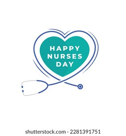 Thank you nurses. International nurses day design template