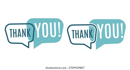 Danke für die Sprechblase. Danke Icon. Dankeschön Textblase