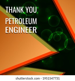 thank you Petroleum Engineer. Geometric design suitable for greeting card poster and banner