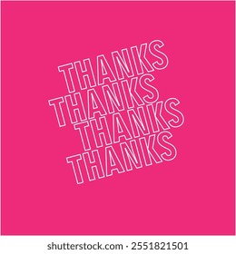 Thank You in pink backround wiyh smooth