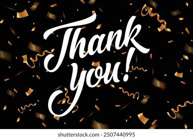 Thank you placard concept illustration