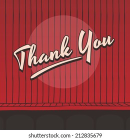 thank you red curtain