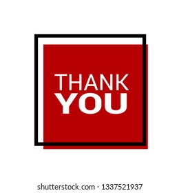 Thank You red label