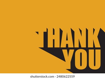 Thank you Retro speech bubble design Vector illustration