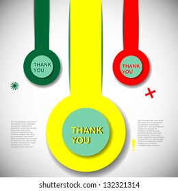 "Thank you" sign