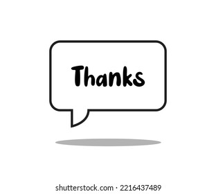 Thank you sign, thank you