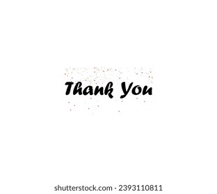 thank you sign black and white
