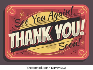 171 Thank you see you soon Images, Stock Photos & Vectors | Shutterstock