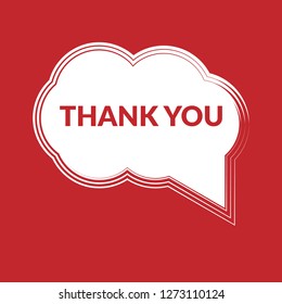 thank you sign - speech bubble, tag, banner