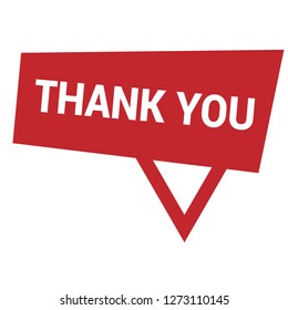 thank you sign - speech bubble, tag, banner
