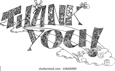 18,870 Doodle thank you Images, Stock Photos & Vectors | Shutterstock