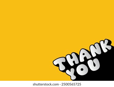 Thank you Speech Bubble banner Vector for business, marketing and advertising.